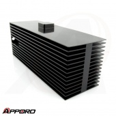 APPORO CNC Milling Manufacturer Aluminum Alloy 6061 T6 Black Anodized LED Electronic Heatsink Extrusion Case 03