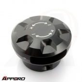APPORO CNC Turning Milling Manufacturer Aluminum 6061 T6 Black Anodizing Adjustable Switch Knob 03