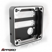 APPORO CNC Milling Part Aluminum Alloy 6061 T6 Black Anodized Camera Enclosure Housing 03